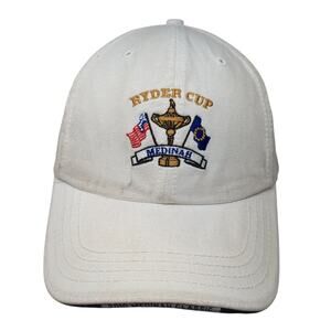 Ryder Cup Medinah Slideback Baseball Cap Beige OS Adjustable American Dry Goods
